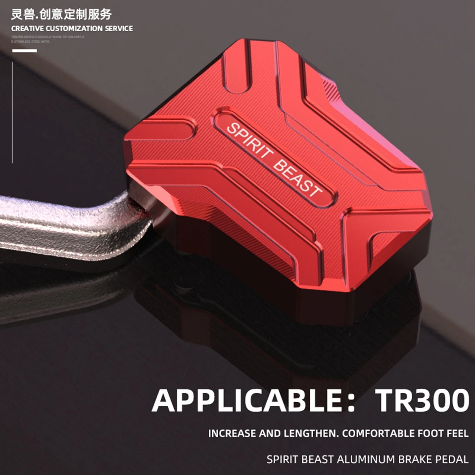 Spirit Beast Motorcycle Rear Brake Pedal Enlarge Extender Pad Brake Lever Non-slip Pedal mount For Suzuki HAOJUE TR300
Spirit Beast Motorcycle Rear Brake Pedal Enlarge Extender Pad Brake Lever Non-slip Pedal mount For Suzuki HAOJUE TR300