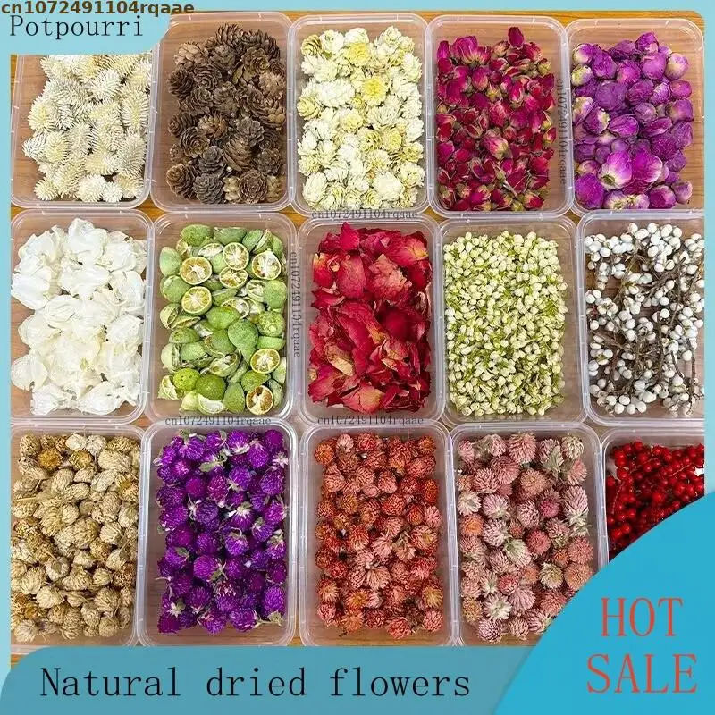 1 Box Natural Potpourri Dried Flowers For Purifying Air Household Perfume Environmental Aromatic Home Aromats Wedding Decoration
1 Box Natural Potpourri Dried Flowers For Purifying Air Household Perfume Environmental Aromatic Home Aromats Wedding Decoration