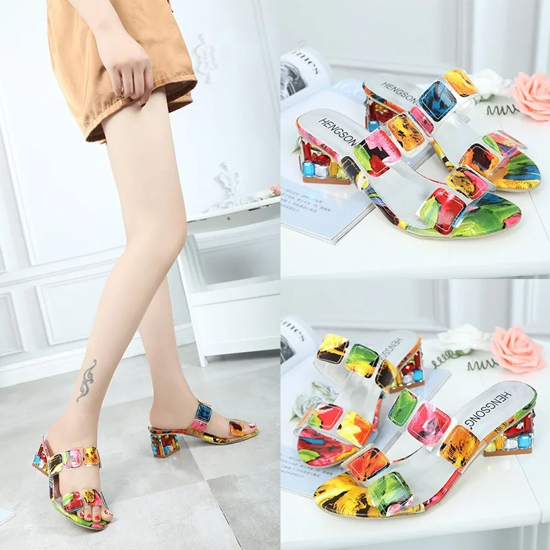 Sandals Women's 2023 Summer New Fashion High-heeled Casual Thick-heeled Fish Mouth Shoes Outdoor Sports Beach Comfortable Shoes
Sandals Women's 2023 Summer New Fashion High-heeled Casual Thick-heeled Fish Mouth Shoes Outdoor Sports Beach Comfortable Shoes