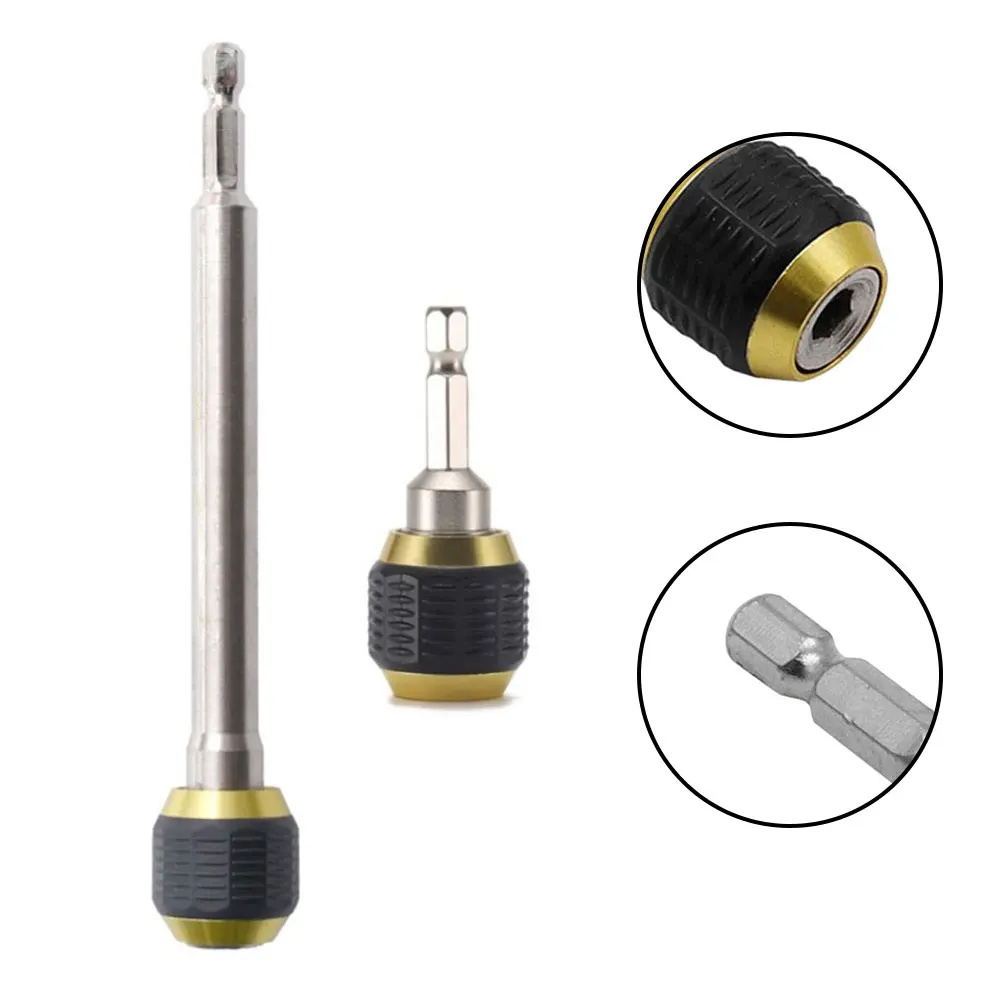 Drill Bits Change Adapter 1/4 Self-Locking 2pcs 50mm150mm Connecting Rod Holder Hex Shank Non-slip Quick Coupling
Drill Bits Change Adapter 1/4 Self-Locking 2pcs 50mm150mm Connecting Rod Holder Hex Shank Non-slip Quick Coupling