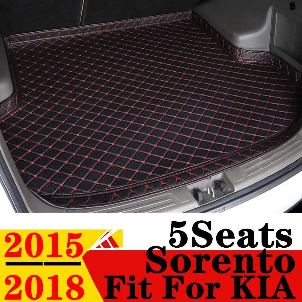 Высококачественный коврик для багажника автомобиля для KIA Sorento, 5 сидений, 2018 2017 2016 15 XPE, кожаный задний багажник, коврик для багажа, задний коврик для груза
Высококачественный коврик для багажника автомобиля для KIA Sorento, 5 сидений, 2018 2017 2016 15 XPE, кожаный задний багажник, коврик для багажа, задний коврик для груза