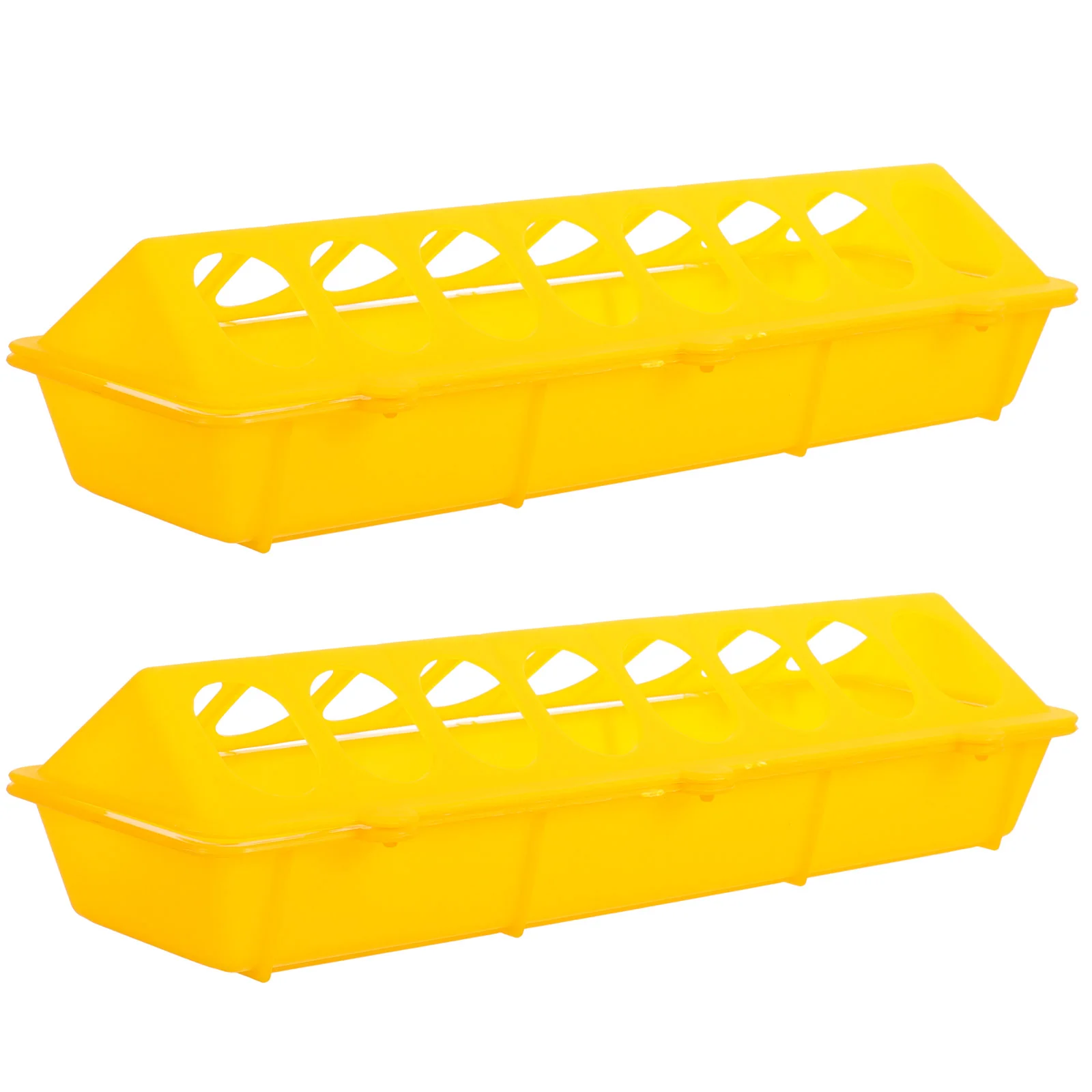 2 Pcs Feeding Water Feeder Animal Bird Cage Food Trough Pigeon Parrots Tray Plastic Chicken
2 Pcs Feeding Water Feeder Animal Bird Cage Food Trough Pigeon Parrots Tray Plastic Chicken