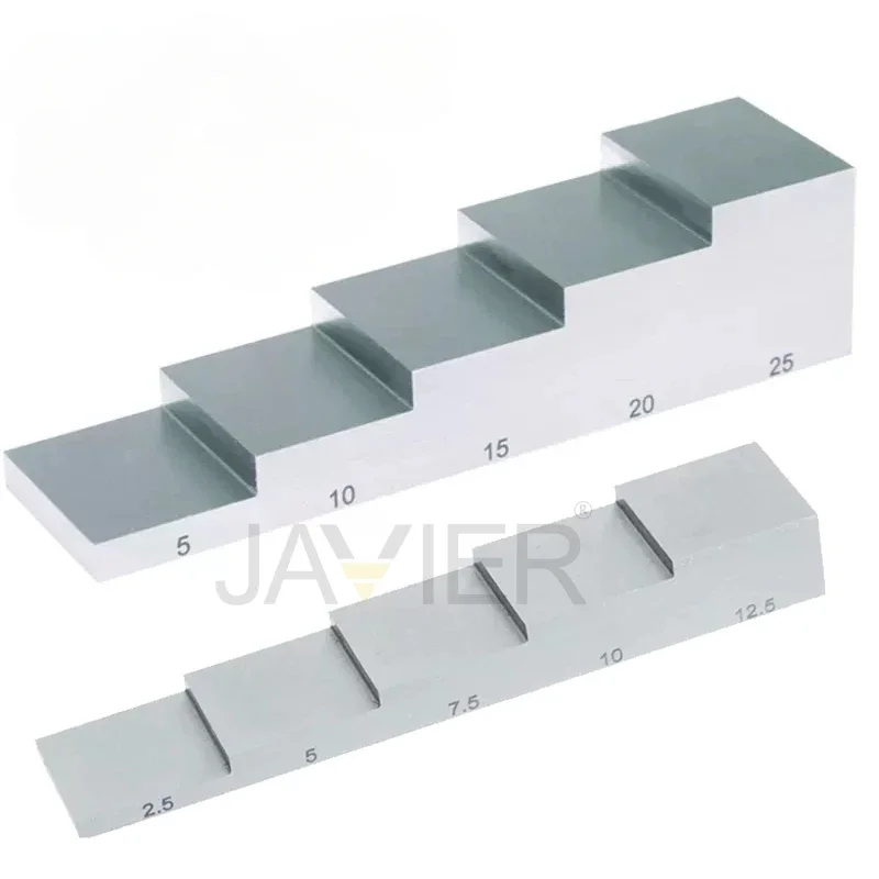 4 Step Test Block Carbon Steel Calibration Block UT Thickness Step Wedge Ultrasonic Test 6.25-25mm/5-20mm/2-10mm
4 Step Test Block Carbon Steel Calibration Block UT Thickness Step Wedge Ultrasonic Test 6.25-25mm/5-20mm/2-10mm