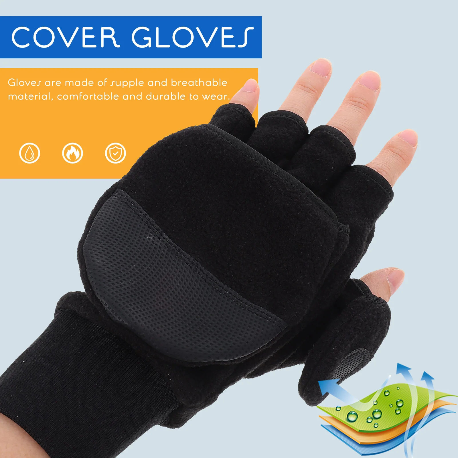Touch Screen Gloves Half Finger Flip Winter Keep Warm Thermal Outdoor Non-slip Men and Women
Touch Screen Gloves Half Finger Flip Winter Keep Warm Thermal Outdoor Non-slip Men and Women