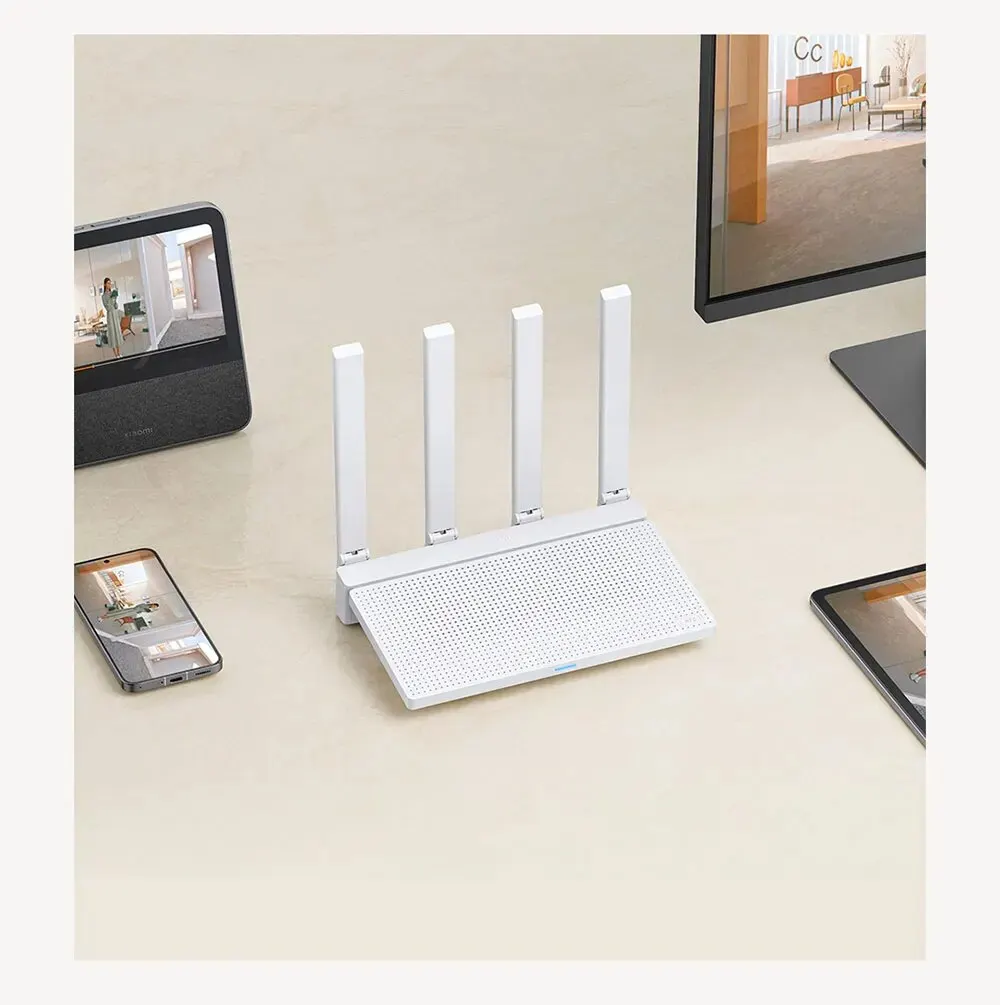2024 NEW Original Xiaomi AX3000T Router 2.4GHz 5GHz 1.3GHz CPU 2X2 160MHz WAN LAN LED NFC Connection for Home Office Games Mi 2024 NEW Original Xiaomi AX3000T Router 2.4GHz 5GHz 1.3GHz CPU 2X2 160MHz WAN LAN LED NFC Connection for Home Office Games Mi