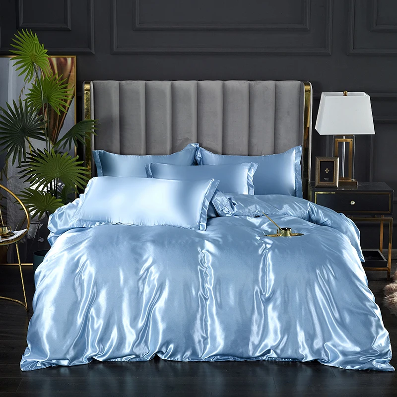Satin Rayon Duvet Cover Queen Quilt Cover 230*260 No Pillowcase Bedding Set King Size Bedding Set
Satin Rayon Duvet Cover Queen Quilt Cover 230*260 No Pillowcase Bedding Set King Size Bedding Set