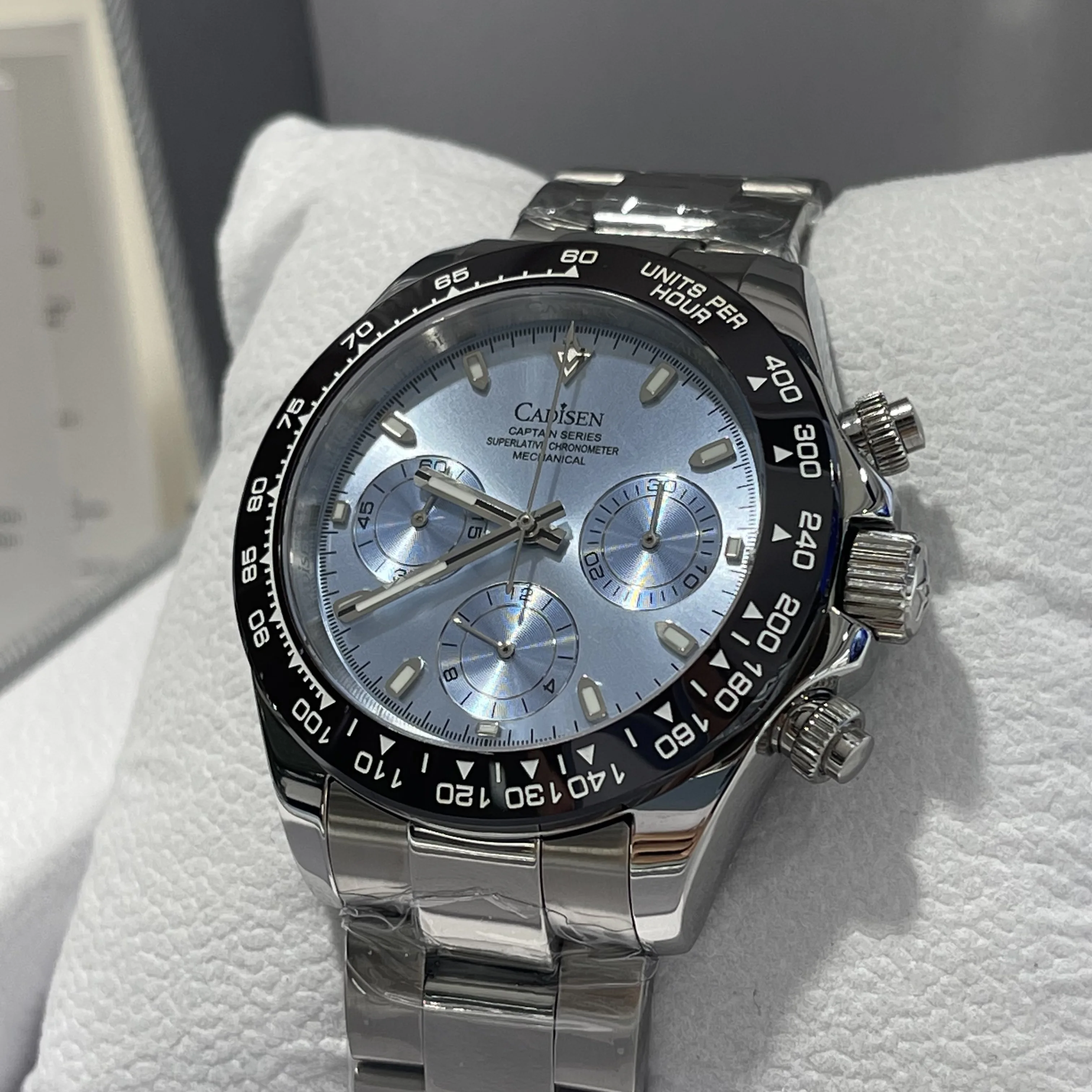 Limited Release CADISEN Diver Men Watch ST1902 Panda Automatic Mechanical Chronograph 100M Waterproof Luxury Wristwatch Ceramic
Limited Release CADISEN Diver Men Watch ST1902 Panda Automatic Mechanical Chronograph 100M Waterproof Luxury Wristwatch Ceramic