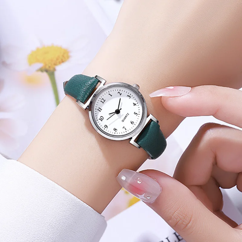 

Quartz Watch Ladies Luxury Fashion Small Dial Casual Watches Leather Wristwatch for Women Relojes Para Mujer High Quality Brand