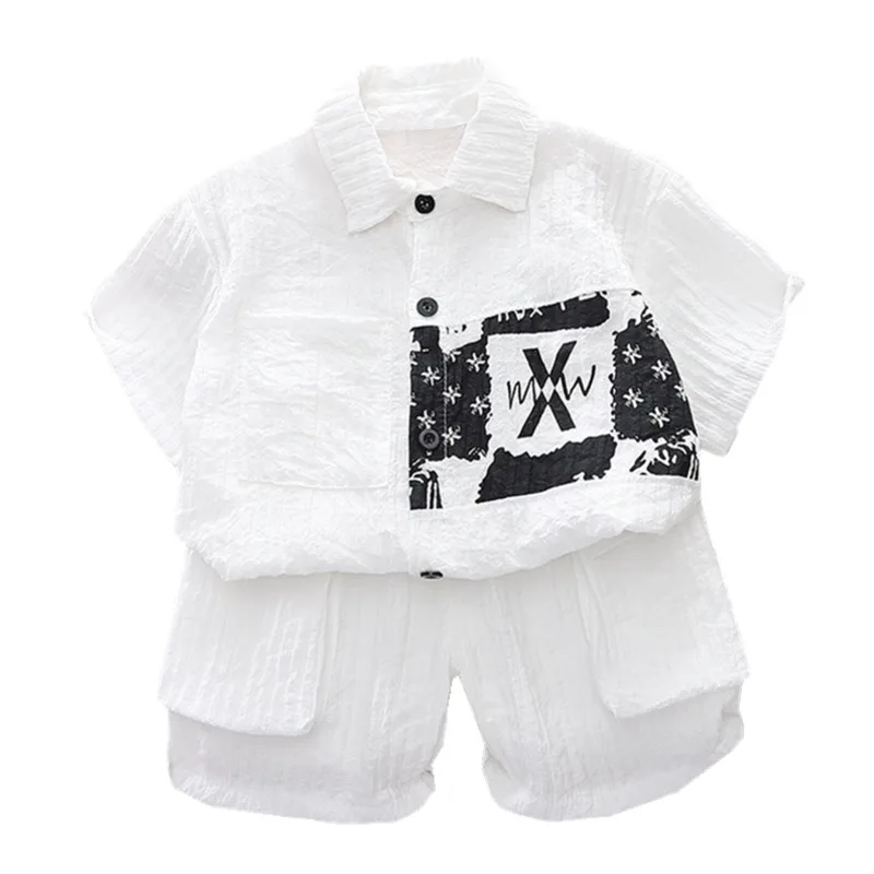 New Summer Baby Clothes Suit Kids Outfits Children Boys Casual Letter Shirt Shorts 2Pcs/Sets Toddler Costume Infant Tracksuits
New Summer Baby Clothes Suit Kids Outfits Children Boys Casual Letter Shirt Shorts 2Pcs/Sets Toddler Costume Infant Tracksuits