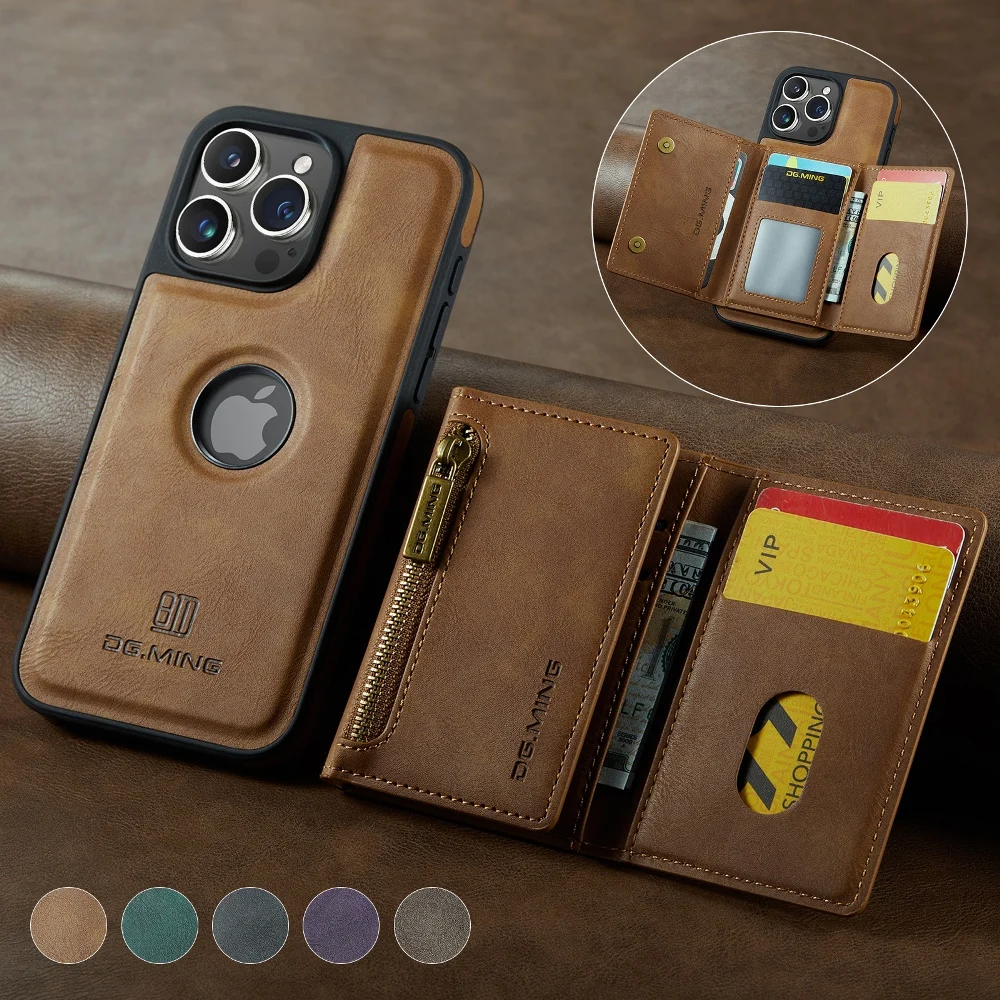 Magnetic 2 in 1 Zipper Wallet Card Slots Phone Case For iPhone 15 14 Plus 13 12 11 Pro Max Mobile Phone Protective Cover
Magnetic 2 in 1 Zipper Wallet Card Slots Phone Case For iPhone 15 14 Plus 13 12 11 Pro Max Mobile Phone Protective Cover