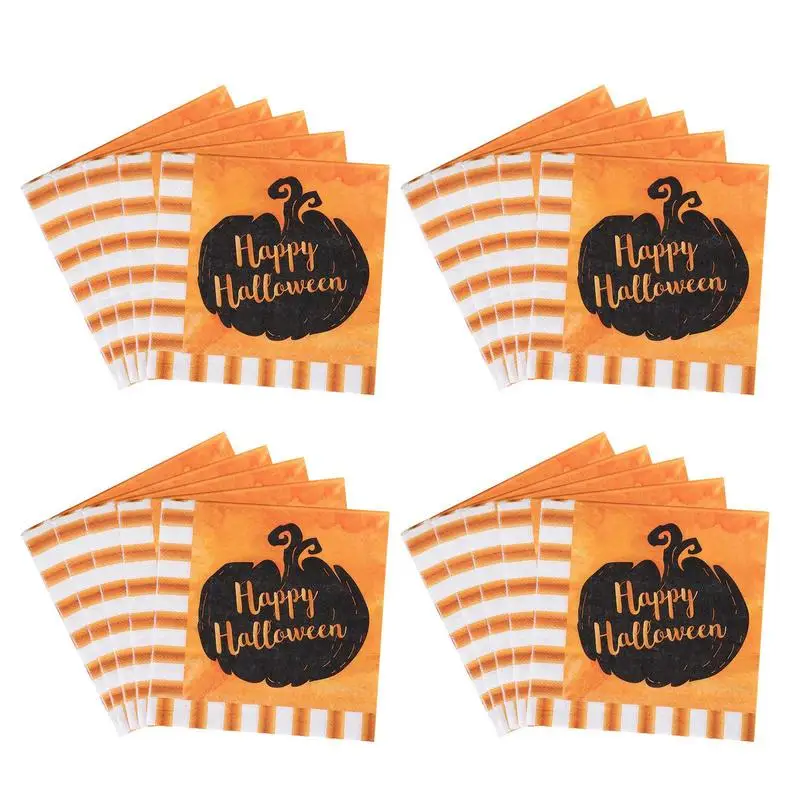 Halloween Napkins2Layers Halloween Paper Tissue Printed Napkins For Halloween Festival Supplies Guest Napkins Party Decorations
Halloween Napkins2Layers Halloween Paper Tissue Printed Napkins For Halloween Festival Supplies Guest Napkins Party Decorations