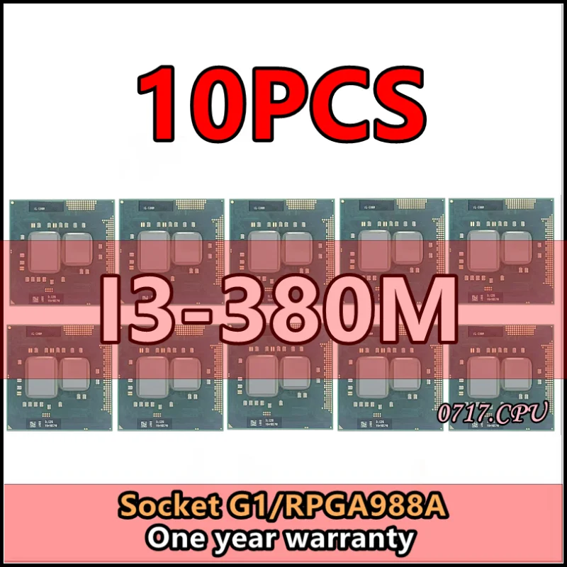 10 шт I3-380M I3 380M SLBZX 2,5 ГГц двухъядерный четырехпоточный процессор 3 Вт 35 Вт Socket G1/RPGA988A
10 шт I3-380M I3 380M SLBZX 2,5 ГГц двухъядерный четырехпоточный процессор 3 Вт 35 Вт Socket G1/RPGA988A