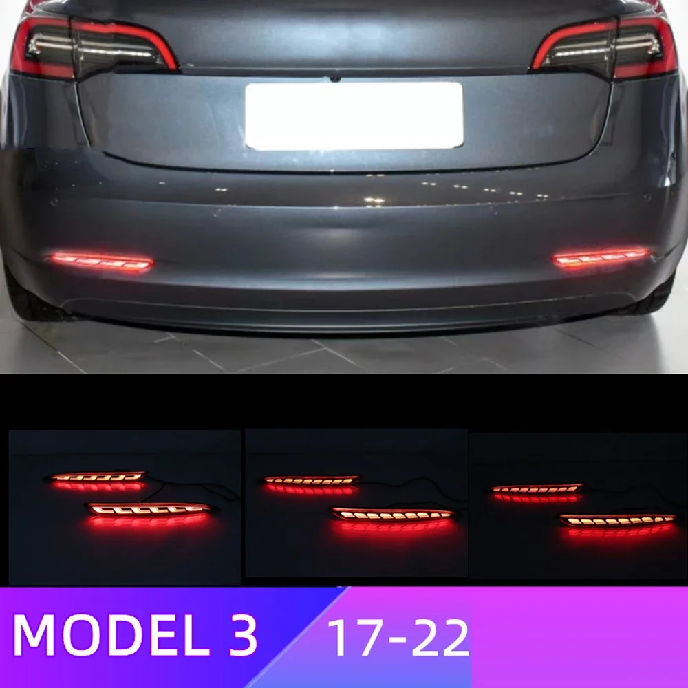 High Quality For Tesla Model 3/Y 16-22 Rear Fog Lamp Brake Light Dynamic Turn Signal Reflector LED Bumper Light para vehículos
High Quality For Tesla Model 3/Y 16-22 Rear Fog Lamp Brake Light Dynamic Turn Signal Reflector LED Bumper Light para vehículos