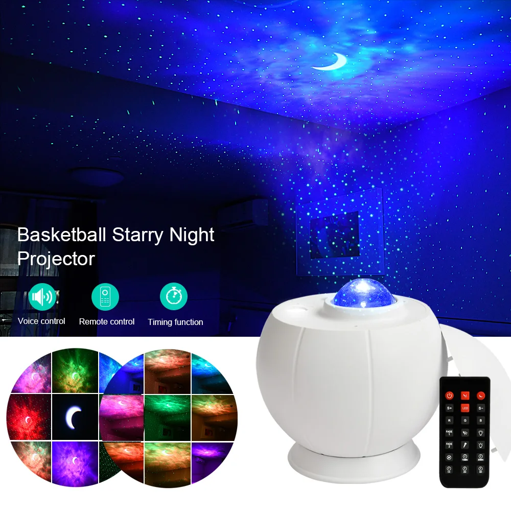 LED Starry Projector Light Romantic Atmosphere Galaxy Remote Control Lamp For Bedroom Stage
LED Starry Projector Light Romantic Atmosphere Galaxy Remote Control Lamp For Bedroom Stage