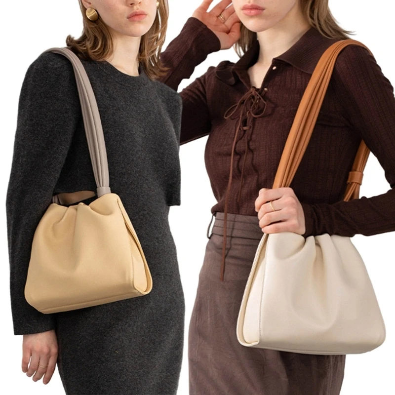 

Модная и практичная сумка через плечо из искусственной кожи, сумки через плечо с узлом в ленивом стиле для женской моды