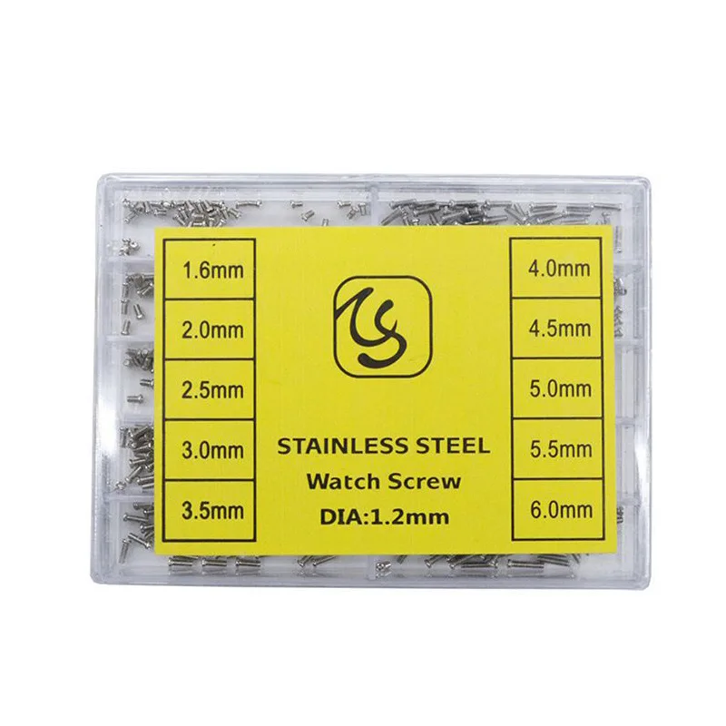 Hardware clock accessories watch cover screw box Stainless steel cross screw set
Hardware clock accessories watch cover screw box Stainless steel cross screw set