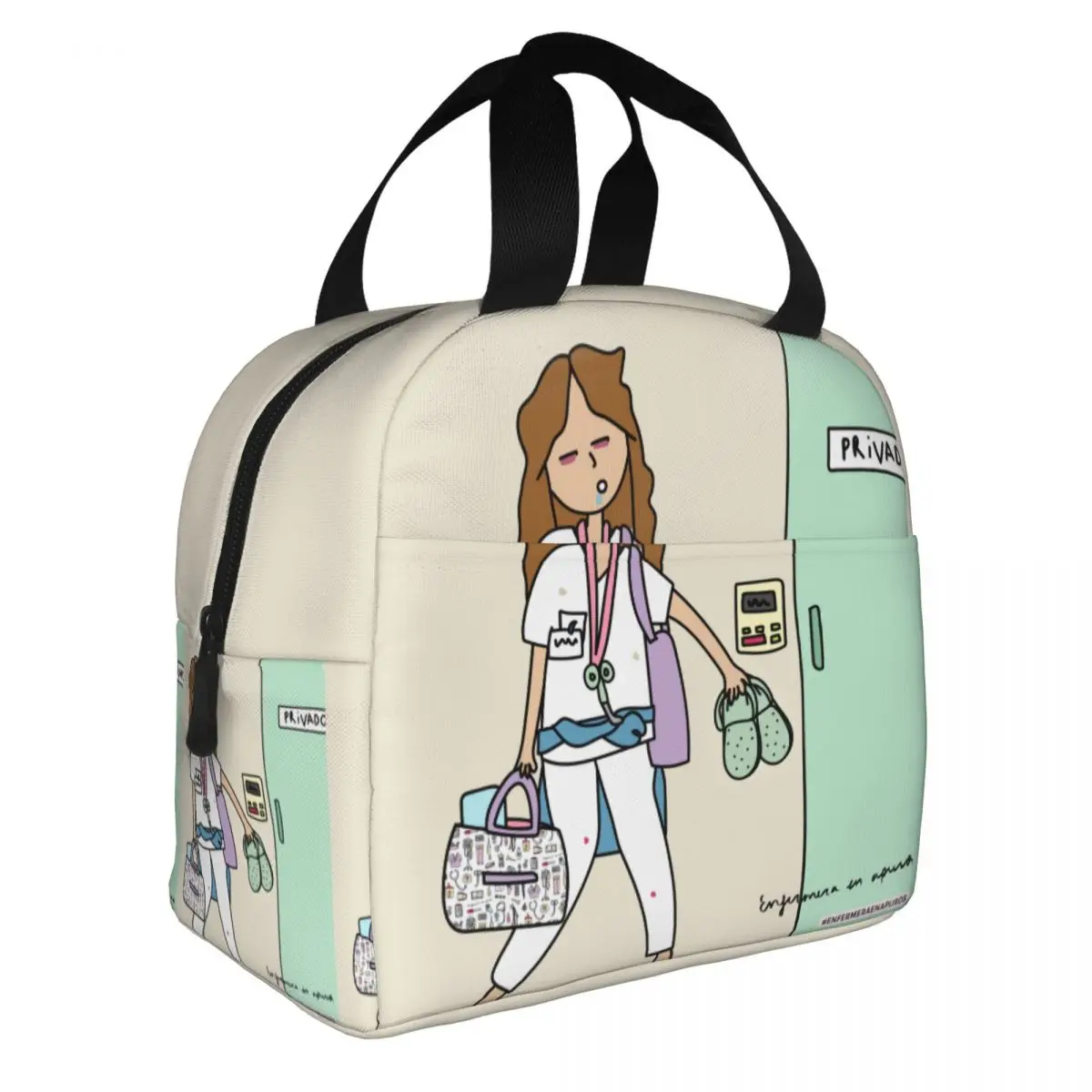 Insulated Lunch Bags Cooler Bag Meal Container Enfermera En Apuros Doctor Nurse Large Tote Lunch Box Bento Pouch Beach Outdoor
Insulated Lunch Bags Cooler Bag Meal Container Enfermera En Apuros Doctor Nurse Large Tote Lunch Box Bento Pouch Beach Outdoor