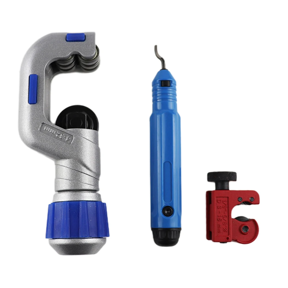 3pcs Large Mini Cutting Tubing Cutter Set With Deburring Tools For Copper Pipes Bearing Pipe Cutter Set Hand Tool Sets
3pcs Large Mini Cutting Tubing Cutter Set With Deburring Tools For Copper Pipes Bearing Pipe Cutter Set Hand Tool Sets