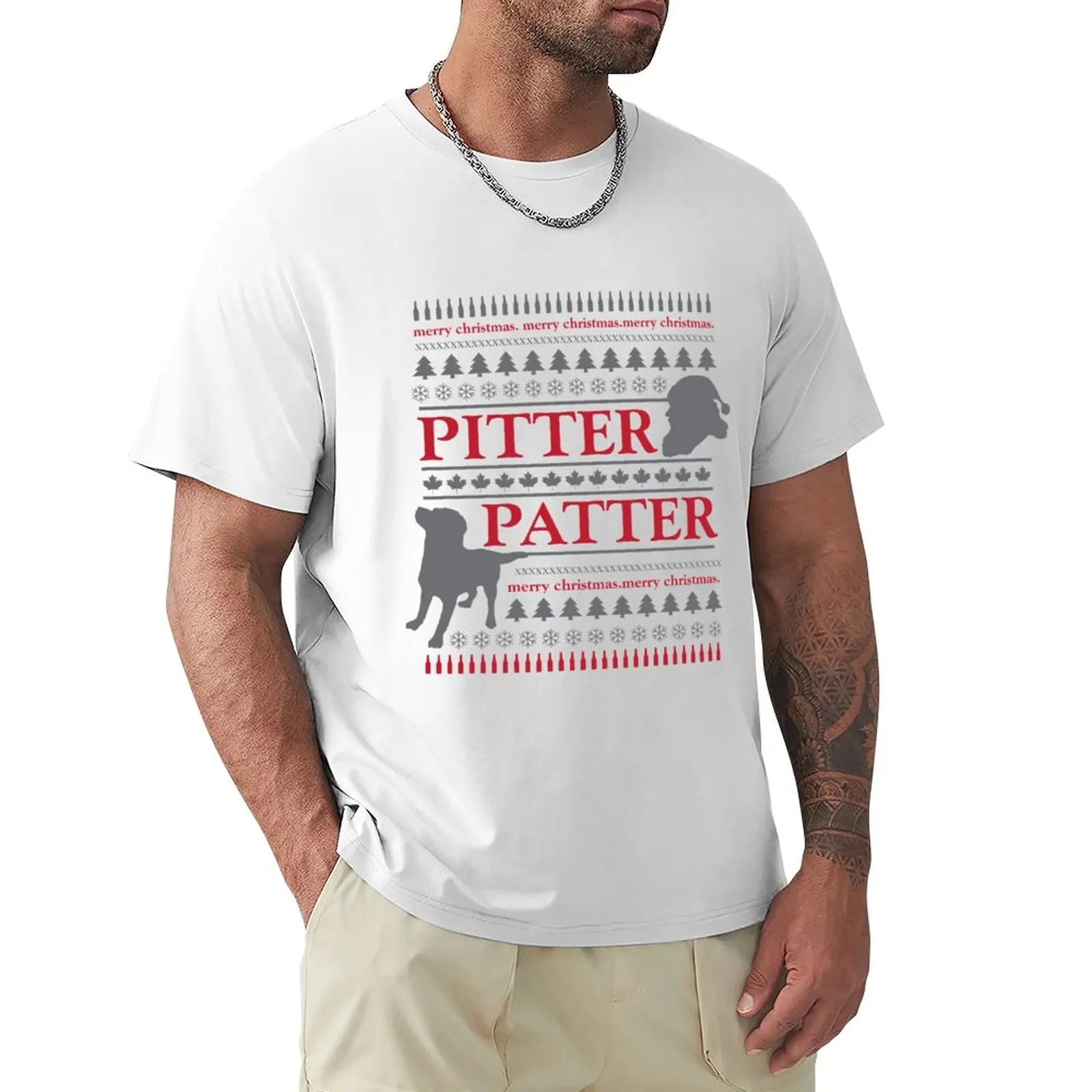 Pitter Patter Christmas T-Shirt Oversized t-shirt Aesthetic clothing mens plain t shirts 
Pitter Patter Christmas T-Shirt Oversized t-shirt Aesthetic clothing mens plain t shirts