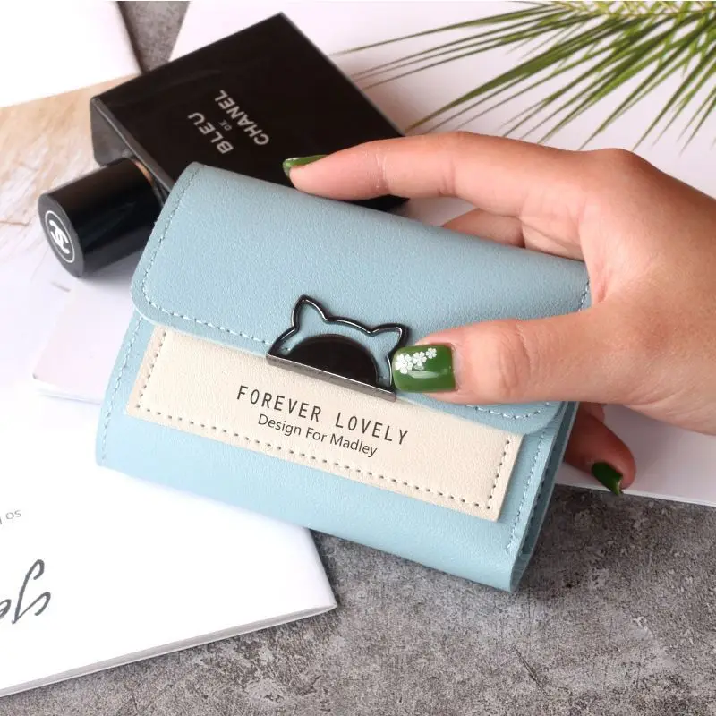 Short Women Wallet Ultra-Thin Zipper Folding Buckle Multi-Card Coin Purse Simple Pu Leather Mini Card Holder 2023 Summer New
Short Women Wallet Ultra-Thin Zipper Folding Buckle Multi-Card Coin Purse Simple Pu Leather Mini Card Holder 2023 Summer New