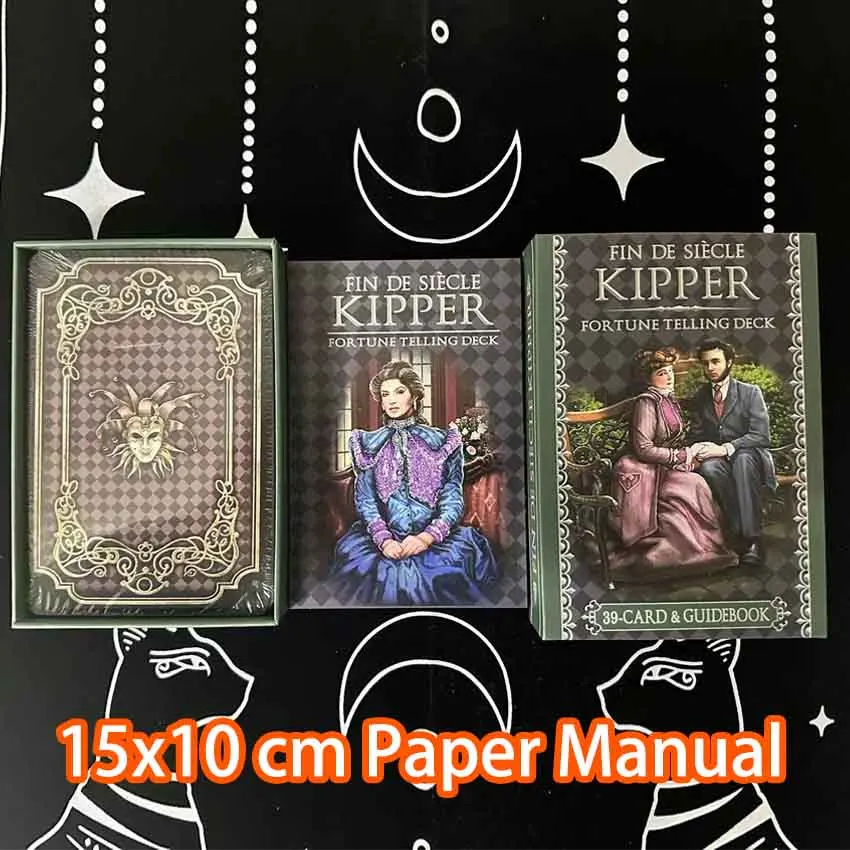 

15x10 cm Fin de Siecle Kipper Oracle Paper Manual Card Games