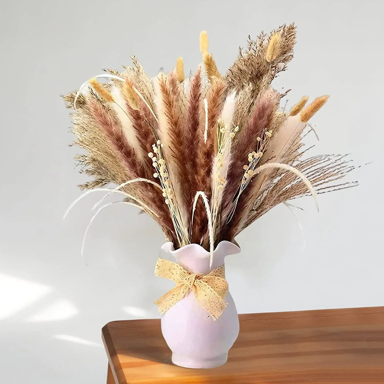 70-Pack Fluffy Dried Reed Bouquet Rustic Farmhouse Party Table Garden Home Decor Father's Day Wedding Birthday Arrangement
70-Pack Fluffy Dried Reed Bouquet Rustic Farmhouse Party Table Garden Home Decor Father's Day Wedding Birthday Arrangement