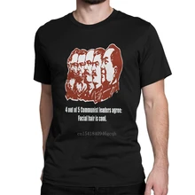 Communist Men T Shirts Marx Lenin Stalin Mao Awesome Tees Short Sleeve Round Collar T-Shirt Pure Cotton Printing Tops
Communist Men T Shirts Marx Lenin Stalin Mao Awesome Tees Short Sleeve Round Collar T-Shirt Pure Cotton Printing Tops