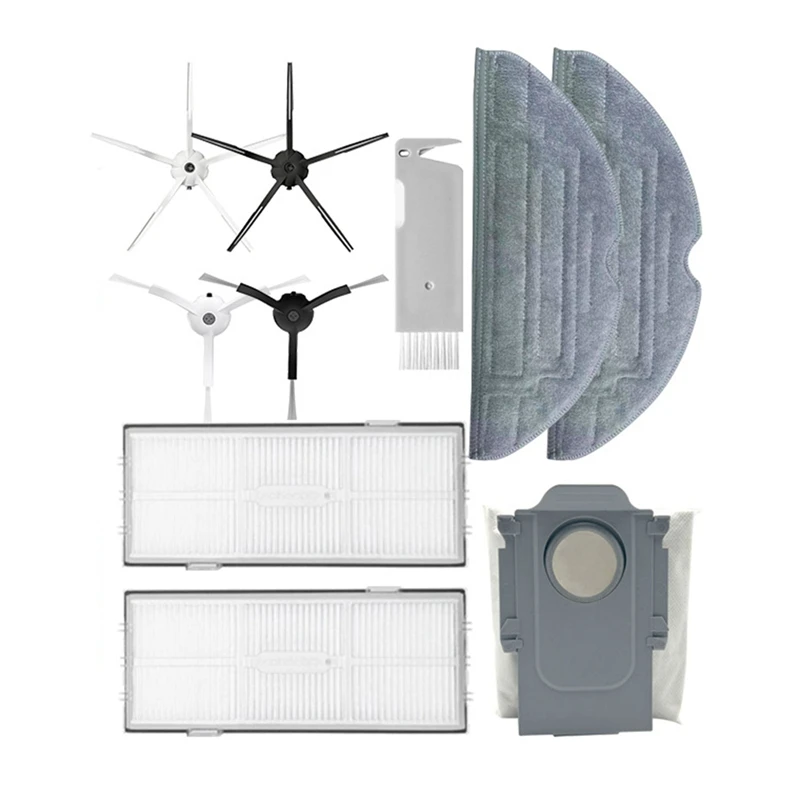 Robot Vacuum HEPA Filters Main / Side Brush Mop Dust Bag Accessories For Roborock S8 / S8+ +G20 S7 TS7
Robot Vacuum HEPA Filters Main / Side Brush Mop Dust Bag Accessories For Roborock S8 / S8+ +G20 S7 TS7