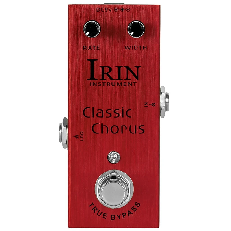 IRIN Guitar Effector Electric Guitar Classic Chorus Effector Chorus Professional Single Block Small Effector Metal
IRIN Guitar Effector Electric Guitar Classic Chorus Effector Chorus Professional Single Block Small Effector Metal