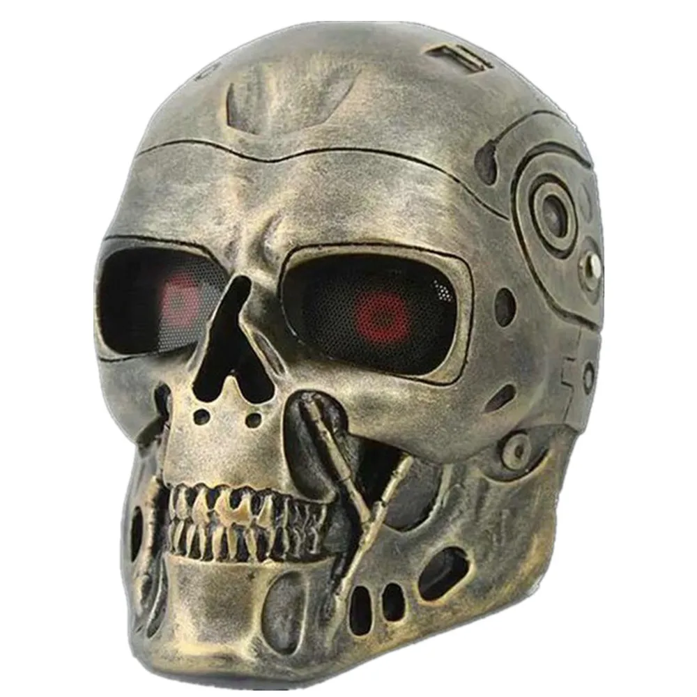 

Resin DC-10 Terminator Mask Field CS Protective Skull Mask Halloween Masquerade Cosplay Party Costume Adult Prom Dress Up Mask