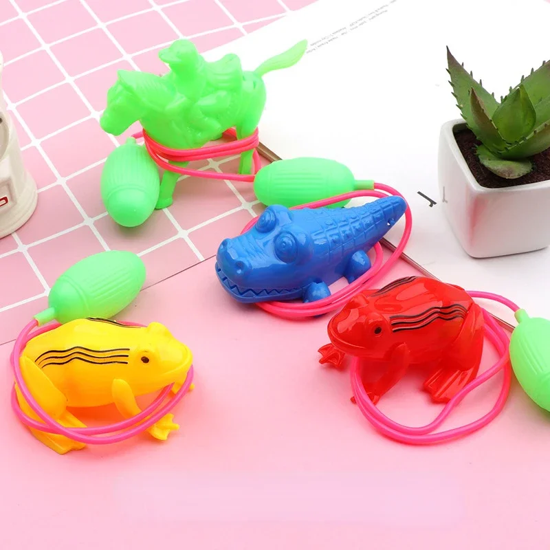 Nostalgic Toys Air Pressure Jumping Frog New Children's Horse Wire-Controlled Airbag Blow Molding Will Jump Frog Animal Toy
Nostalgic Toys Air Pressure Jumping Frog New Children's Horse Wire-Controlled Airbag Blow Molding Will Jump Frog Animal Toy