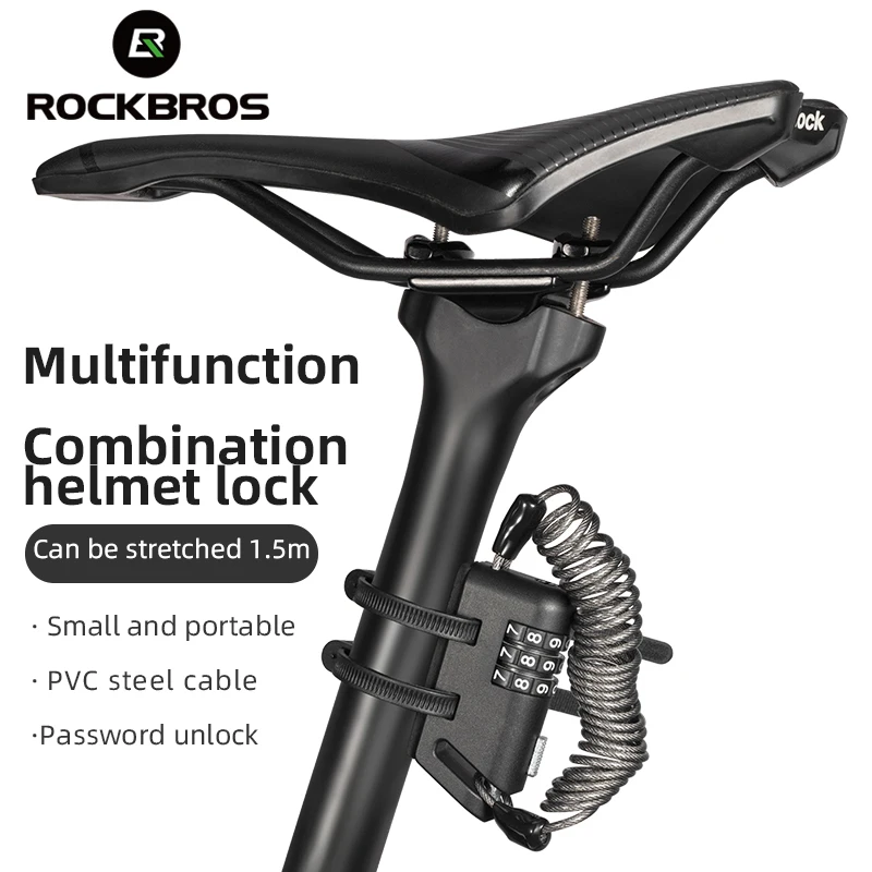 ROCKBROS Mini Bicycle Helmet Lock Anti-theft MTB Road Bike Lock Ultralight Flexible Password Lock Cycling Motorcycle Helmet Lock
ROCKBROS Mini Bicycle Helmet Lock Anti-theft MTB Road Bike Lock Ultralight Flexible Password Lock Cycling Motorcycle Helmet Lock
