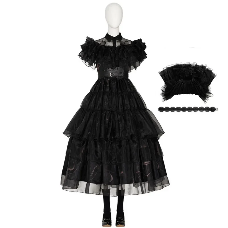 2023 New CosDaddy Wednesday Adams Cosplay Costume Adult Women Girls Black Dress Halloween Costume
2023 New CosDaddy Wednesday Adams Cosplay Costume Adult Women Girls Black Dress Halloween Costume