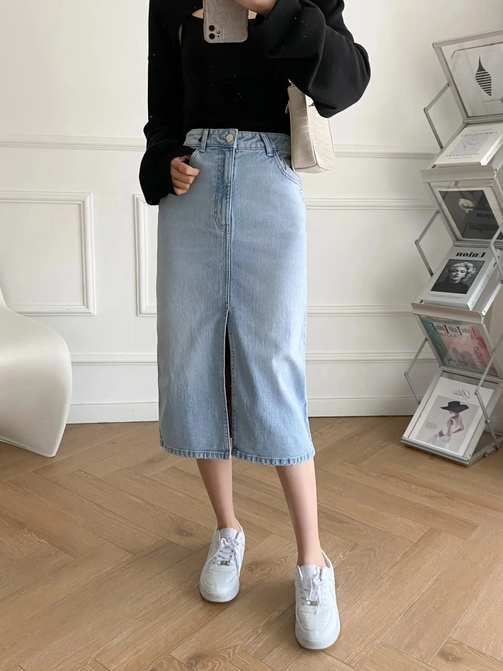 Blue Black Denim Long Skirts For Women Fashion 2023 Maxi Korean Summer Clothes Jeans Vintage Elegant Stylish Classic Casual
Blue Black Denim Long Skirts For Women Fashion 2023 Maxi Korean Summer Clothes Jeans Vintage Elegant Stylish Classic Casual