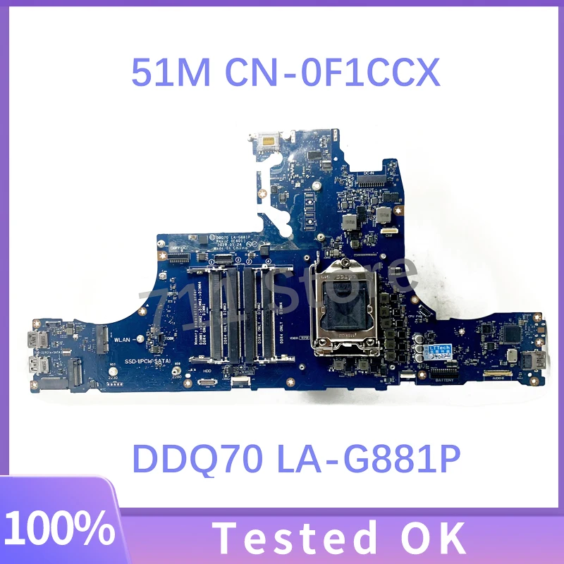 High Quality Mainboard CN-0F1CCX 0F1CCX F1CCX For DELL Alienware Area-51M Laptop Motherboard DDQ70 LA-G881P 100% Fully Tested OK
High Quality Mainboard CN-0F1CCX 0F1CCX F1CCX For DELL Alienware Area-51M Laptop Motherboard DDQ70 LA-G881P 100% Fully Tested OK