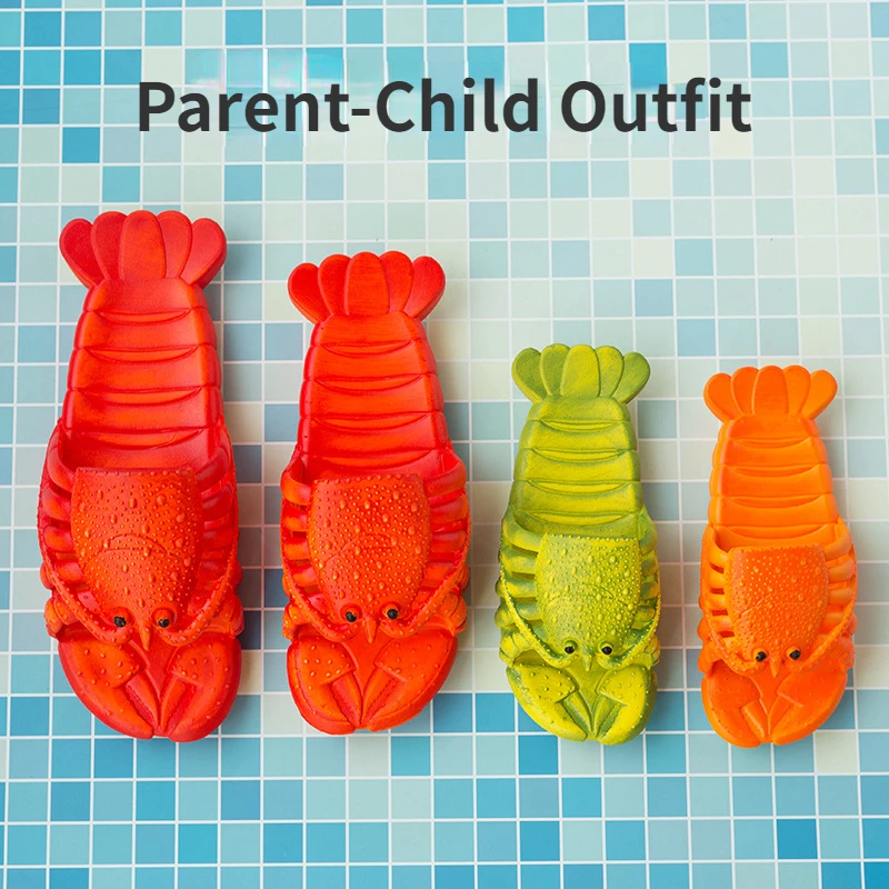 New Summer Lobster Slippers Women Funny Animal Flip Flops Cute Beach Casual Shoes Unisex Big Size Soft Beach Slippers
New Summer Lobster Slippers Women Funny Animal Flip Flops Cute Beach Casual Shoes Unisex Big Size Soft Beach Slippers