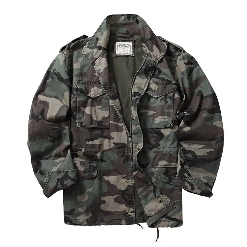 Field M65 Jacket Men Multi Pocket Denim Coat Military Tactical Jacket Vintage Casual Male Oversized Windbreaker
Field M65 Jacket Men Multi Pocket Denim Coat Military Tactical Jacket Vintage Casual Male Oversized Windbreaker