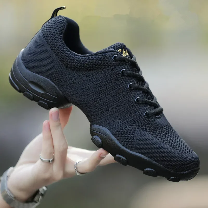 Dance Shoes Man Ladies Modern Soft Outsole Jazz Sneakers Leather Mesh Breathable Lightweight Female Dancing Fitness Shoes Sport
Dance Shoes Man Ladies Modern Soft Outsole Jazz Sneakers Leather Mesh Breathable Lightweight Female Dancing Fitness Shoes Sport