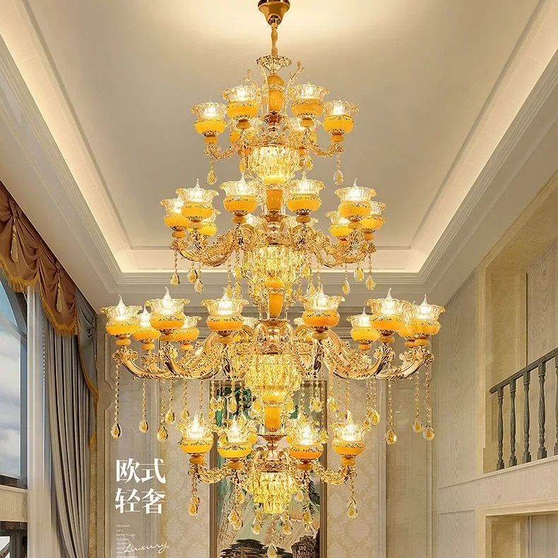 European Style Living Room Chandelier Luxury Atmosphere Natural Jade Crystal Chandelier2022New Duplex Floor Chandeli
European Style Living Room Chandelier Luxury Atmosphere Natural Jade Crystal Chandelier2022New Duplex Floor Chandeli