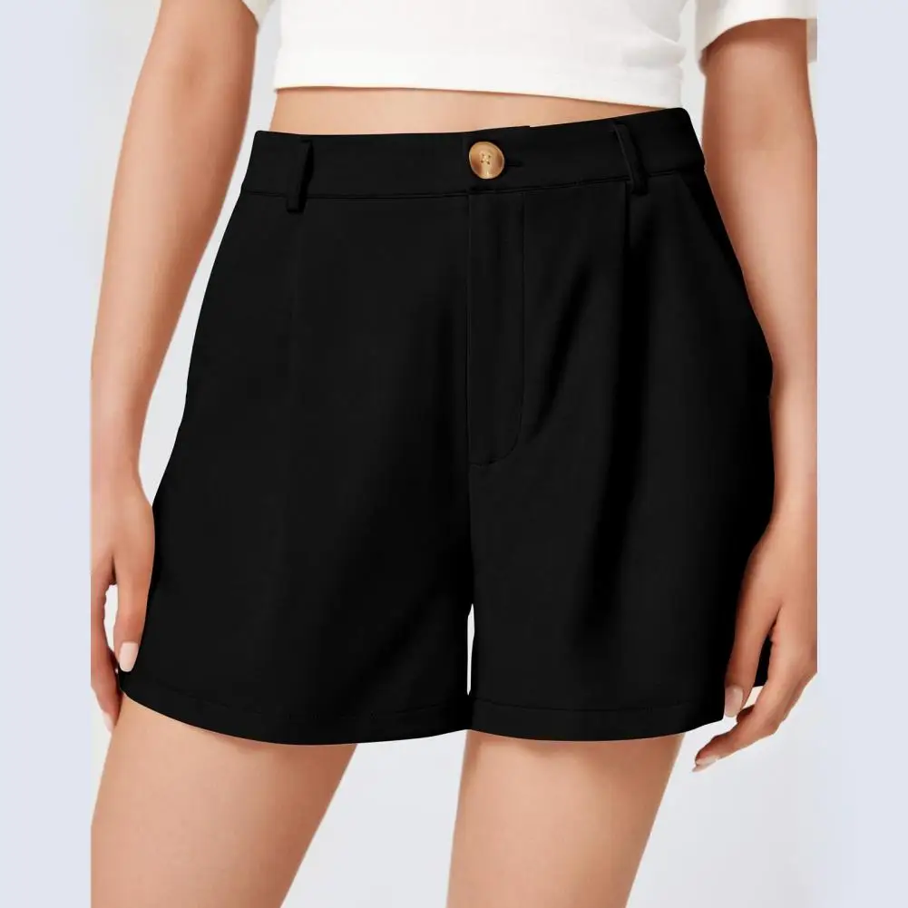 Women Shorts Elegant Women's High Waist A-line Shorts with Pockets for Office Wear Business Style Chic Button Closure Summer
Women Shorts Elegant Women's High Waist A-line Shorts with Pockets for Office Wear Business Style Chic Button Closure Summer