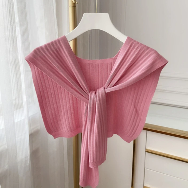 Korean Solid Color Neck Guard Scarve Woman's Knitted Warm Shawl Thin Wool Blouse Shoulders Fake Collar Cape Knotted Scarf
Korean Solid Color Neck Guard Scarve Woman's Knitted Warm Shawl Thin Wool Blouse Shoulders Fake Collar Cape Knotted Scarf