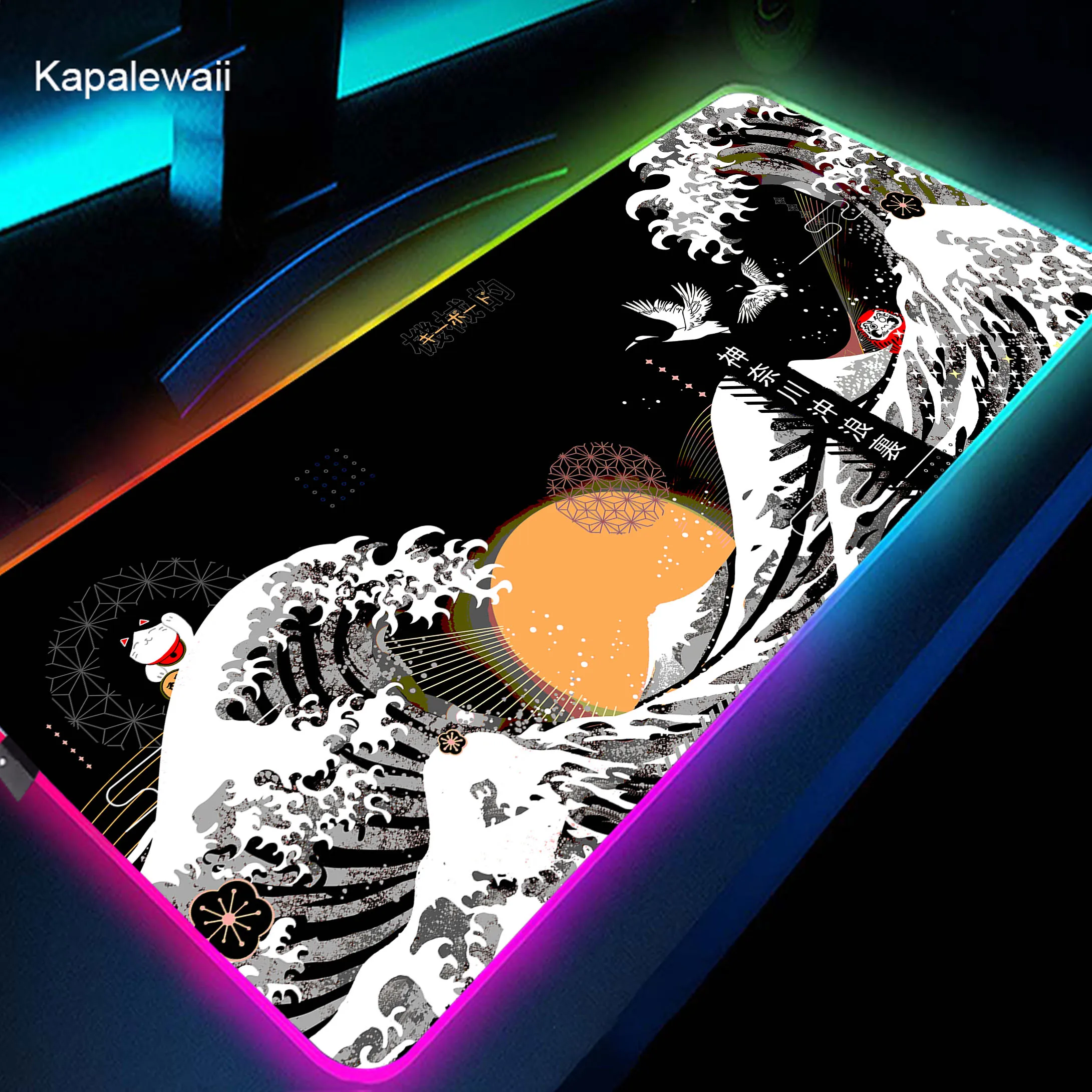 XXL Mouse Pad Wave RGB Gaming Mousepad LED Luminous Mousemat Gamer Non-slip Mouse Mat Big Locking Edge Keyboard Carpet Desk Mat
XXL Mouse Pad Wave RGB Gaming Mousepad LED Luminous Mousemat Gamer Non-slip Mouse Mat Big Locking Edge Keyboard Carpet Desk Mat