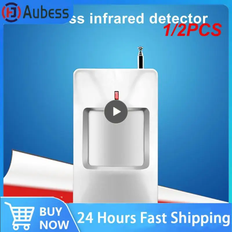 1/2PCS 433MHz Wireless Infrared detector PIR Motion Sensor for GSM/PSTN Auto Dial Home Security Alarm System
1/2PCS 433MHz Wireless Infrared detector PIR Motion Sensor for GSM/PSTN Auto Dial Home Security Alarm System