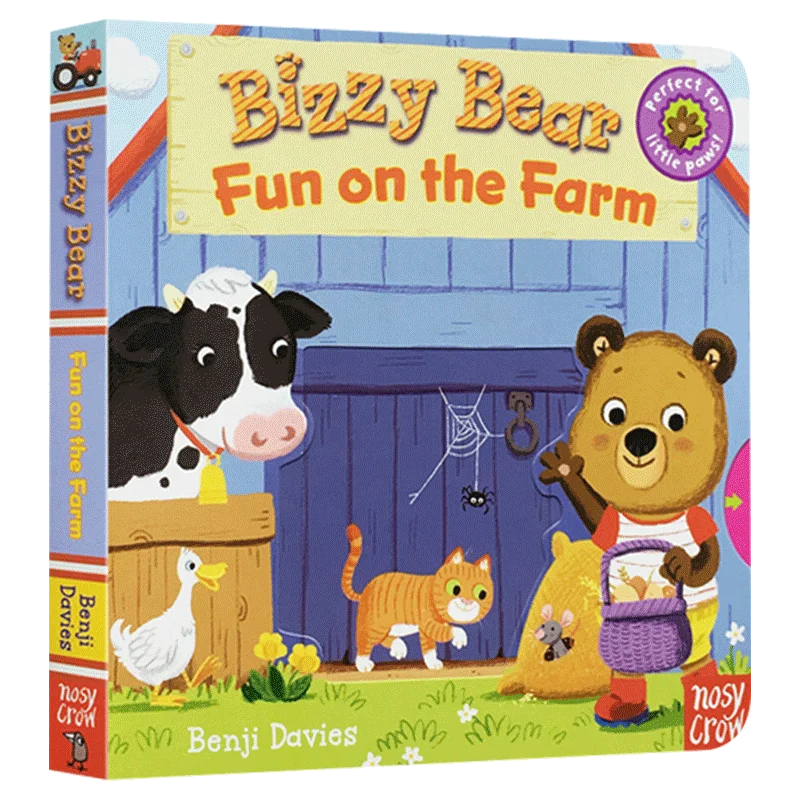 Bizzy Bear Fun на ферме, детские книги для возраста 3, 4, 5, 6 лет, английские книжки с картинками, 9780763658793
Bizzy Bear Fun на ферме, детские книги для возраста 3, 4, 5, 6 лет, английские книжки с картинками, 9780763658793
