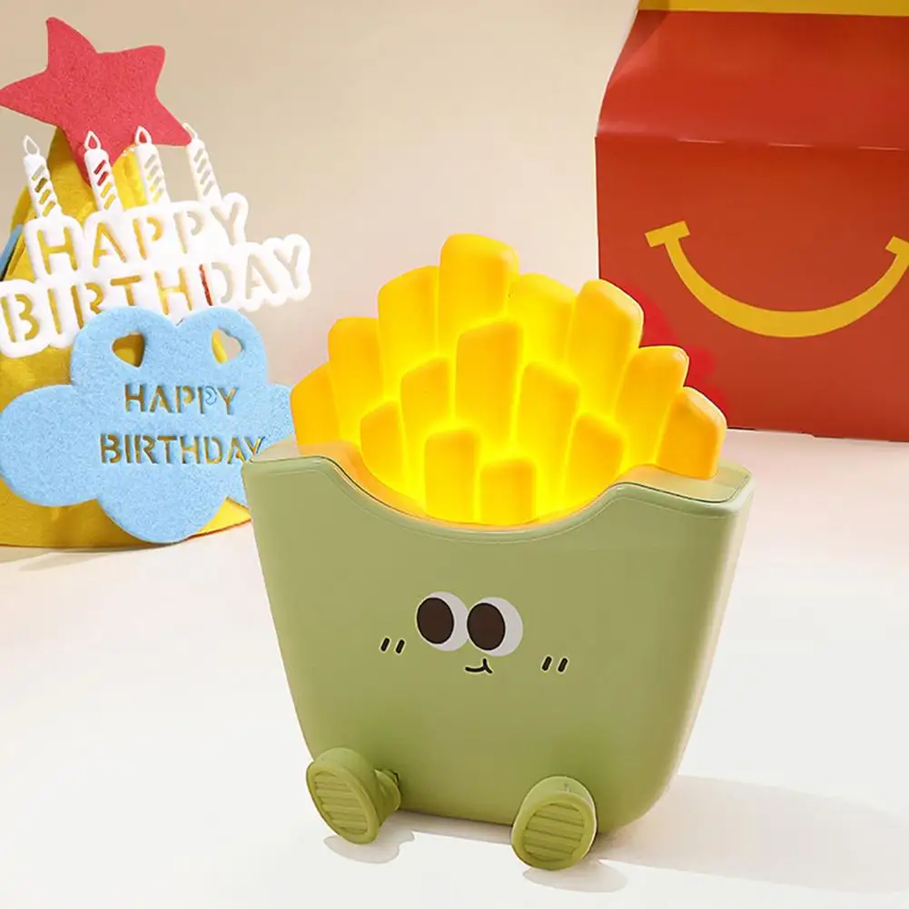 Children Room Decor Rechargeable Fries Night Lamp with Adjustable Touch Control Soft Led Bedside Lamp for Kids Eye Protection
Children Room Decor Rechargeable Fries Night Lamp with Adjustable Touch Control Soft Led Bedside Lamp for Kids Eye Protection