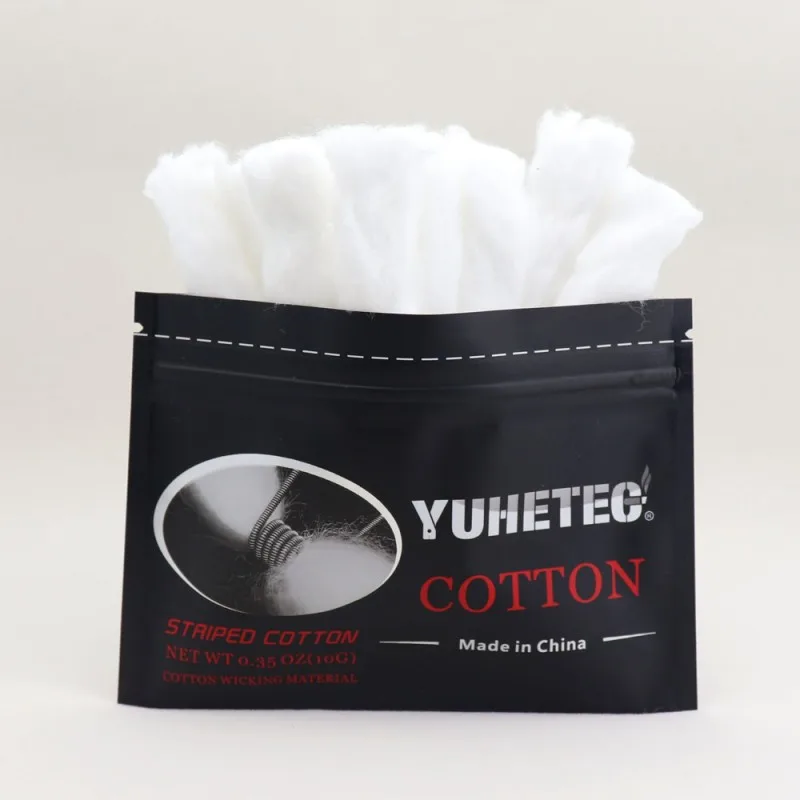 YUHETEC Cotton Wool for RDA RBA RTA RDTA Machine 510 for DIY Prebuilt Coil Accessories Electronic Product
YUHETEC Cotton Wool for RDA RBA RTA RDTA Machine 510 for DIY Prebuilt Coil Accessories Electronic Product
