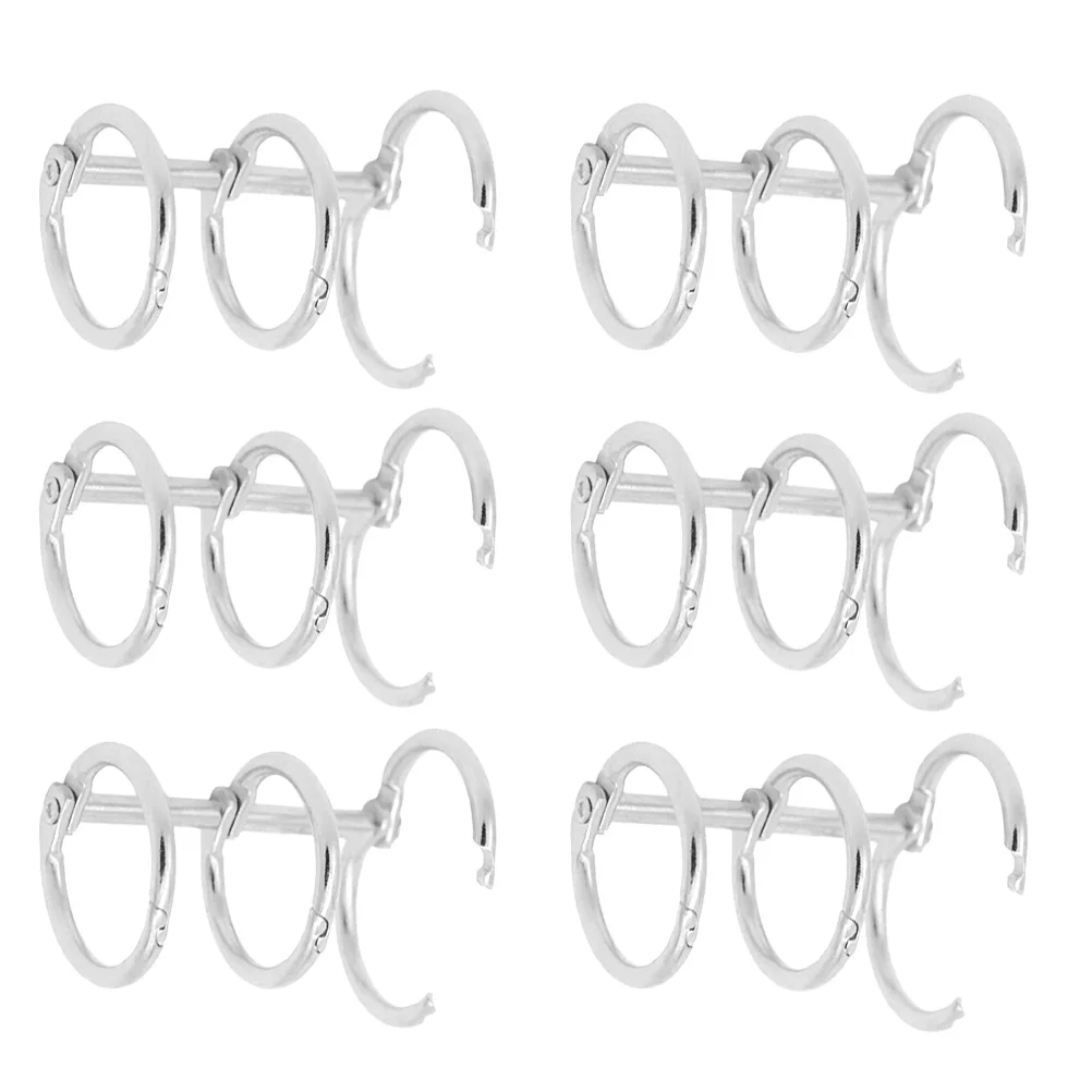 6 Pcs Metal Binder Loose Leaf Rings Binder Clipssholes Book Cases 3-rings Books File Practical Segmented
6 Pcs Metal Binder Loose Leaf Rings Binder Clipssholes Book Cases 3-rings Books File Practical Segmented