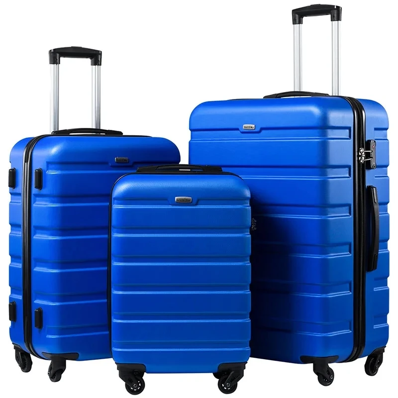 

Rolling Luggage 3 pieces Set 20''24''28" inch High Quality Suitcases Cabin Password Trolley Case Travel Bag Large Size Luggage