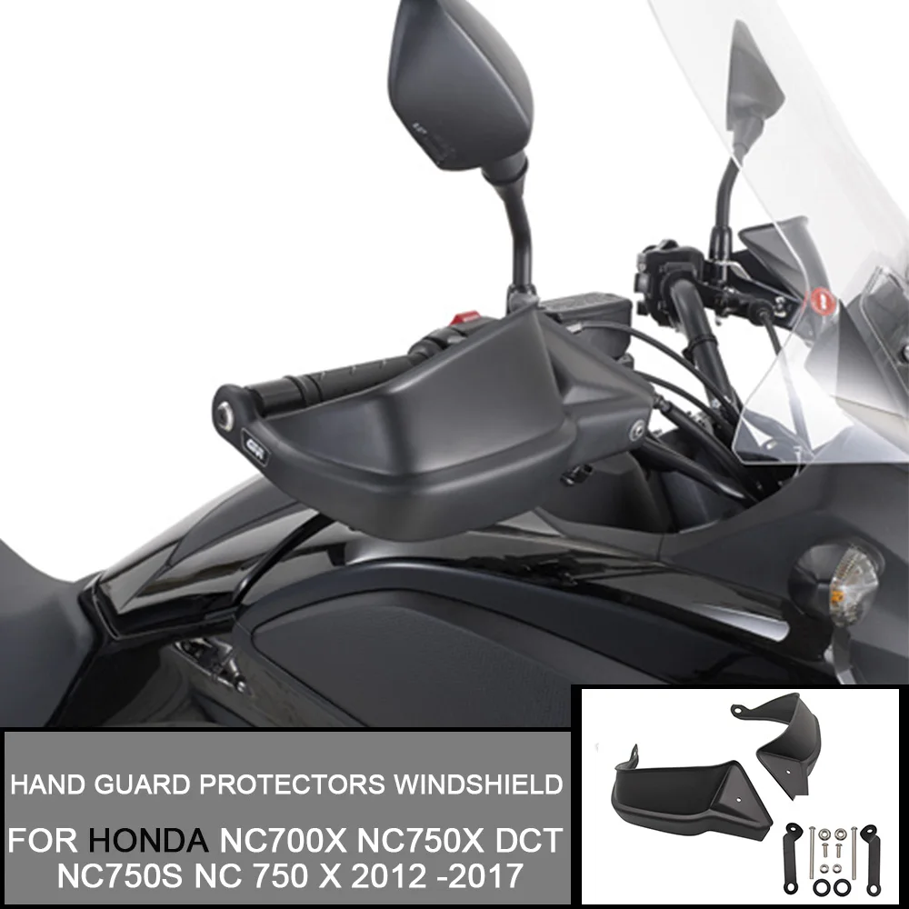 

Hand Guard Protectors Handguards Windshield For Honda NC700X NC750X NC750 X DCT NC750S NC 750 X 2012 2013 2014 2015 2016 2017