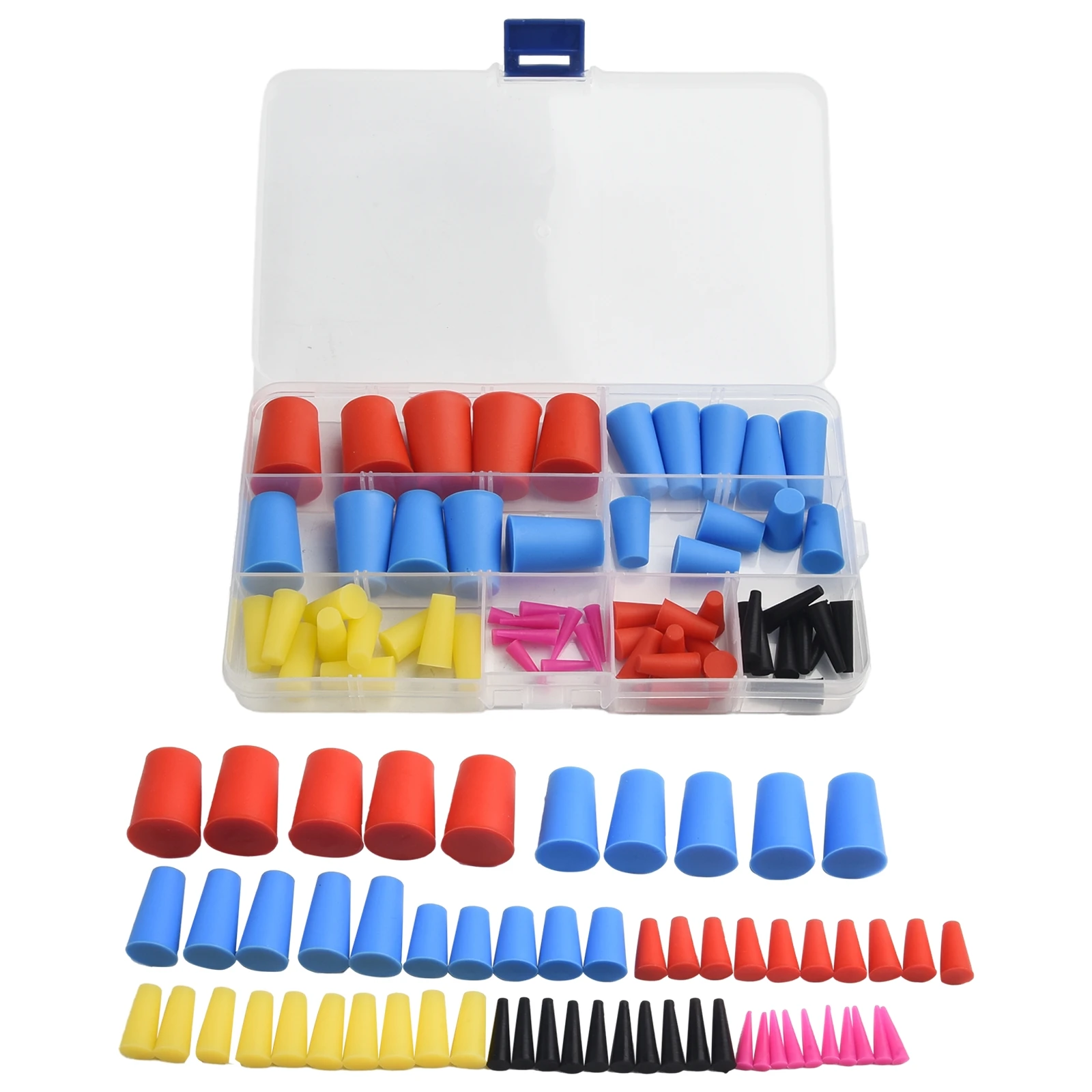 Useful Practical Silicone Cone Plugs Cone Plugs 60 Pc 60Pcs 60pcs/set 60x Universal Accessories Assortment Kit High Temp
Useful Practical Silicone Cone Plugs Cone Plugs 60 Pc 60Pcs 60pcs/set 60x Universal Accessories Assortment Kit High Temp
